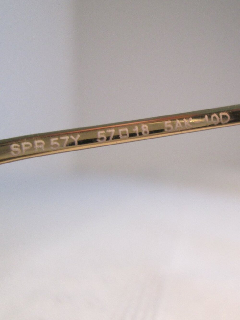 Prada SPR 57Y Sunglasses – Pale Gold | NWT - Picture 6 of 12